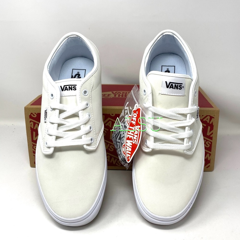 VANS Atwood Leather True White Men’s Sneakers - Picture 5 of 10